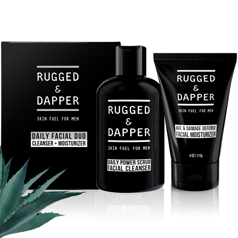 RUGGED & DAPPER Daily Duo Skincare Set for Men |