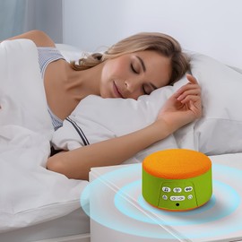 Sound Machine | White Noise Sound Machine for Sleeping | Natural Soother Electronic Gadgets with Auto-Off Timer Function for Apartment Hotel Travel Meditation Privacy