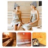 Mirhua Sauna Hat, Shower Cap, Bath Accessories, For Saunas, Steam