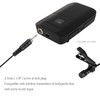 Sujeetec Lavalier Microphone Lapel Microphone Compatible with Wireless Transmitter -