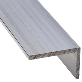 34868 Aluminum Unequal Angle 0.6 x 0.6 x 0.8 x 11.8 inches (1.5 x 15 x 20 x 300 mm)