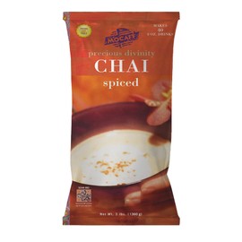 MOCAFE Precious Divinity Spiced Chai Tea Mix, 3-Pound Bag Instant Frappe Mix, Coffee House Style Blended Drink Used in Coffee Shops