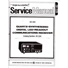 Realistic DX-302  Service Manual COPY
