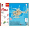 Marabu Kids 31700000003 - Puzzle in Legno 3D con Elicottero,