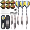 DKDDSSS 3 Pack 22g Tip Darts Set, Professional Darts with