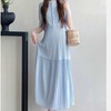 Short-Sleeve Maternity Dress Homewear M 5ea