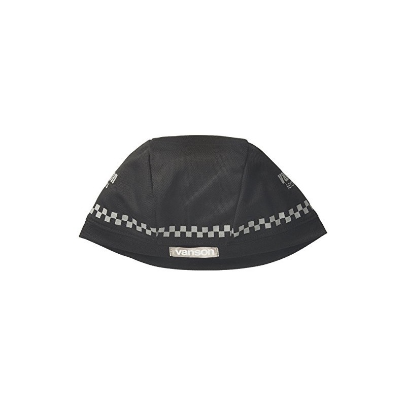 VANSON(バンソン) ヘルメットインナーキャップ ブラック/グレー フリー VS13607N