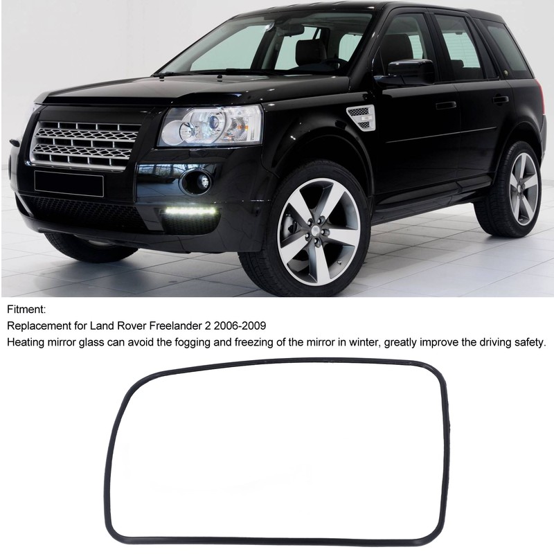 Side Mirror Glass with Heating Function Replacement for Land Rover