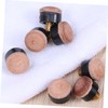 Totority 25Pcs Screw Pool Cue Tips Replacement Durable Leather Billiard