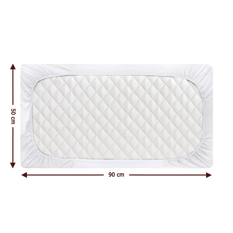 Hajran Linen – 100% Egyptian Cotton Crib Fitted Sheets (90