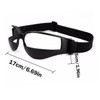 Kisangel 2pcs Anti-Low Head Training Glasses for Basketball Soft Plastic