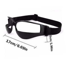 Kisangel 2pcs Anti-Low Head Training Glasses for Basketball Soft Plastic Goggles Light Blocking ES for Dribble Training