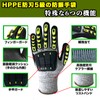Wlikn Chainsaw Gloves, Anti-Vibration Gloves, HPPE Blade Grade 5, Touch