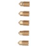 5Pcs 3D Printer Brass Nozzles Tight Connection Heat Resistant 500℃
