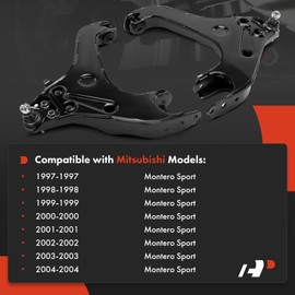 A-Premium 2 x Front Lower Control Arm, with Ball Joint & Bushing, Compatible with Mitsubishi Montero Sport 1997-2004