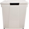 Advantus 34009 Rolling Storage Box, Letter/Legal, 15-Gallon Size, Clear