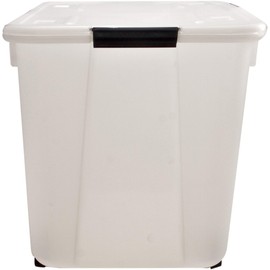 Advantus 34009 Rolling Storage Box, Letter/Legal, 15-Gallon Size, Clear