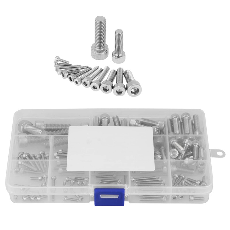 Nuts and Bolts Set M6 M8 M10 Hex Socket Flanged