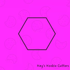 Octagon 3D Printed Cookie Cutter - Small - 3 inch