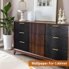Kimhan Black Peel and Stick Wallpaper Removable Crocodile Self Adhesive