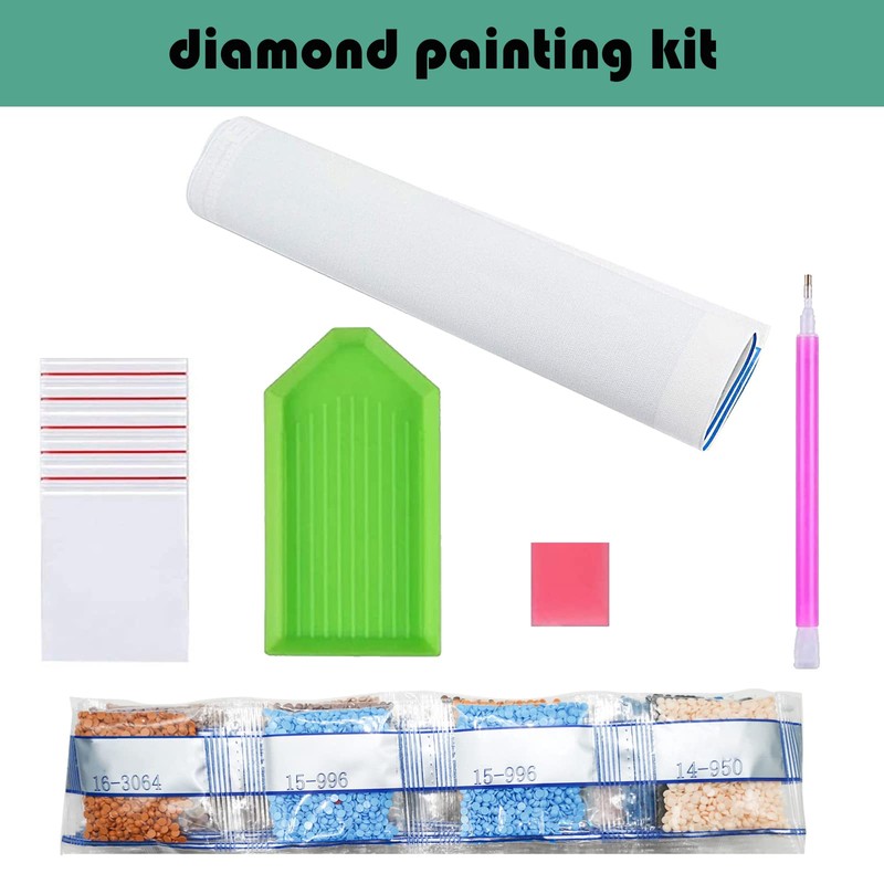 YOKSAS Luna Moth Diamond Painting Kits for Adults,Gem Diamond Art