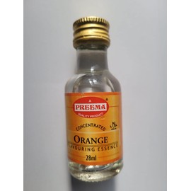 Preema Food Flavouring Essence 2x28ml Bottle Halal 13 Different Flavours Free P&P (Orange Flavour)