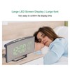LED Digital Clock 3 Level Brightness Snooze USB Battery Powered