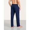 DAVID ARCHY Men's Cotton Pajama Pants Lightweight Sleepwear Bottoms with