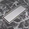 Zhaoci Coladera Desagüe Invisible Lineal Antiolor De Acero Inoxi 30*11cm
