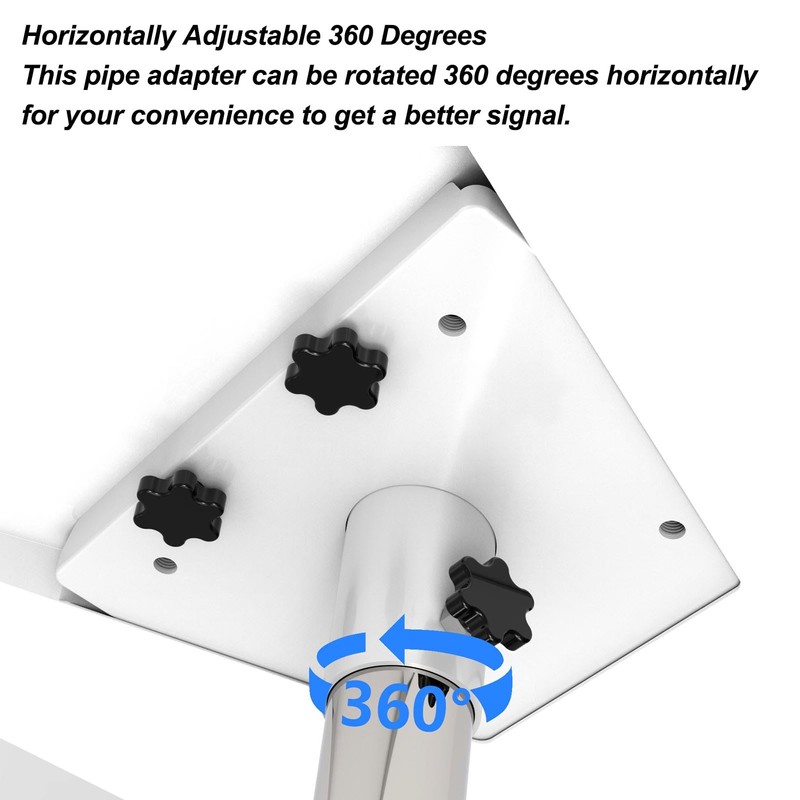 Gen 3 Roof Mount, Satellite Internet Pole Mounting Kit, Alloy