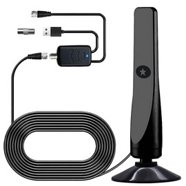 YANGUN Wavemax TV Antenna, Rewave TV Antenna, Digital Indoor TV Aerial with Amplifier Signal Booster, TV Antenna Indoor Outdoor Getrewave Antenna, Satellite Antenna for Smart TV & All Older TV's