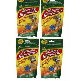 Shake Away 4 Packs Shake Away 4 Pouches Mouse Repellent ~ New