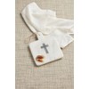Mud Pie Marble Board With Cross; 9" x 7"
