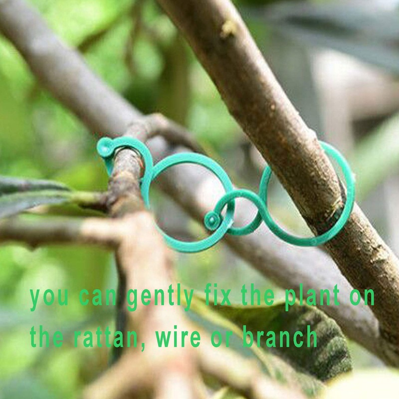 Markeny Plant Twist Clip Ties, 200 PCS Flower Clips Plant