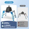 Loyoda 600lbs Work Platform, Foldable Step Stool with One-Click Folding