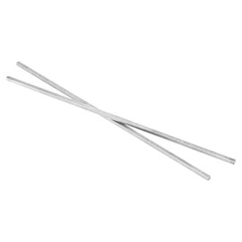 sourcing map 2 Pcs Square Steel Key Stock, 3/16" x 3/16" x 12" Cold-Drawn 45# Steel Bars Precision Key Stock for Gearbox Coupling, Silver Tone