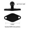 xik Aluminum AMPS Mount for 7-11" CarPlay Screen, [4-Button Lock][360°