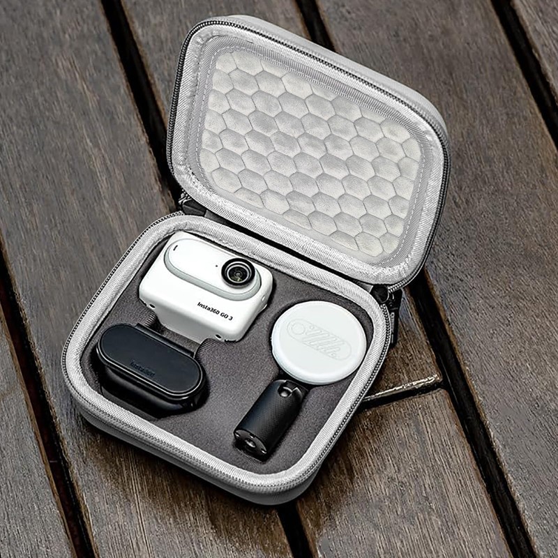 Leayjeen Case for Insta360 GO 3, White, Case for Insta360