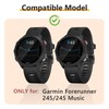 Kimiyaki 4 Pack Soft TPU Case for Garmin Forerunner 245/245