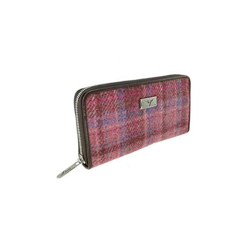 Glen Appin Harris Tweed Large Zip Purse LB2100 Staffa, Colour