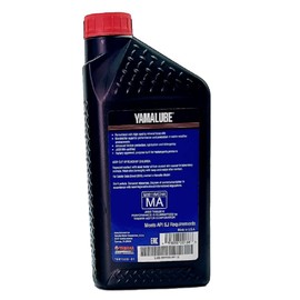 Yamaha Original OEM Yamalube LUB-20W50-AP-12 All Purpose Performance 4-Stroke Engine Oil Yamalube OEM - 1 Quart