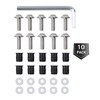amavoler 10 PCS M5 Motorcycle Windscreen Bolts Screws Kit,Universal Motorcycle