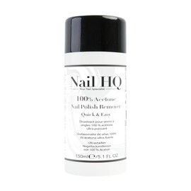 Nail HQ 100% Acetone Nail Polish Remover - 150 ml