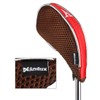 Andux Mesh Golf Iron Club Head Covers with Zipper Left