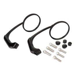 KIMISS Espejo retrovisor de motocicleta, Espejo retrovisor universal redondo modificado reflectante accesorio para motocicleta