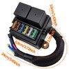 HISports 12V 6-Way Car Fuse Relay Box Block Kit with