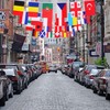 2024 Flags Bunting Suited for Euro Football Championship, Double Sides