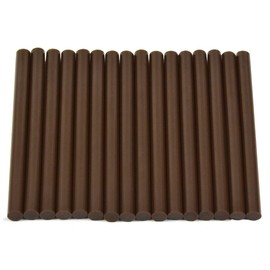 16 Pcs Keratin Gun Bond Glue Sticks for Professional Hair Extensions (Dark Brown)