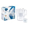 Brita Aluna White Wasserfilter mit Maxtra +, weiß