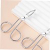 SAFIGLE 2PCS Stainless Steel Eyebrow Tweezers Angled and Scissor Handle